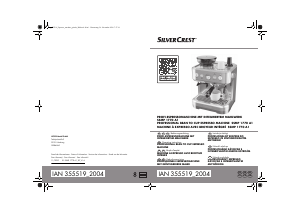 Manual SilverCrest IAN 355519 Espresso Machine
