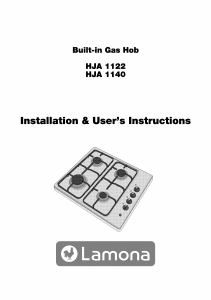 Manual Lamona HJA1140 Hob
