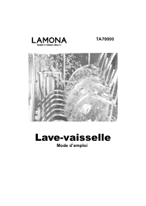 Mode d’emploi Lamona TA70000 Lave-vaisselle