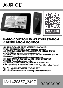 Bedienungsanleitung Auriol IAN 470557 Wetterstation