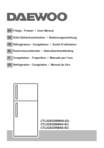 Bedienungsanleitung Daewoo CTL0283DWMA0-EU Kühl-gefrierkombination