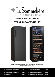 Mode d’emploi La Sommelière CTPNE147 Cave à vin