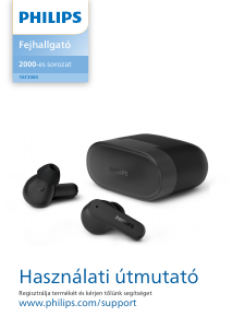 Használati útmutató Philips TAT2000BK Fejhallgató