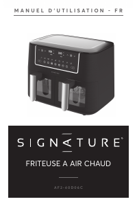 Bruksanvisning Signature AF2-40D06C Fritös