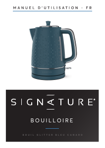 Bruksanvisning Signature WK8523AE Vattenkokare