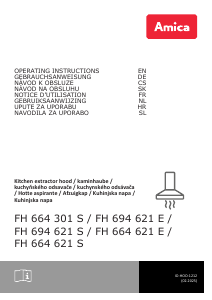 Bedienungsanleitung Amica FH 694 621 S Dunstabzugshaube