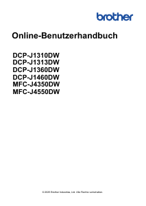 Bedienungsanleitung Brother MFC-J4350DW Multifunktionsdrucker