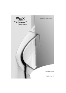 Manuale Electrolux-Rex RWF8142W Lavatrice