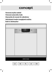 Manuál Concept MNV3460 Myčka na nádobí