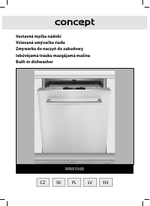 Manuál Concept MNV5560 Myčka na nádobí