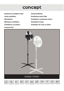Bedienungsanleitung Concept VS5051 Ventilator