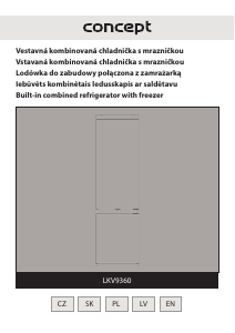Instrukcja Concept LKV9360 Lodówko-zamrażarka