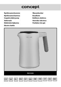 Bruksanvisning Concept RK3304 Vattenkokare