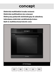 Rokasgrāmata Concept ETV9760DS Cepeškrāsns