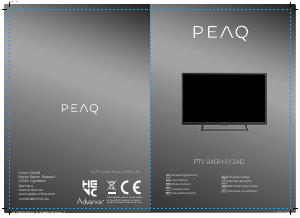 Bedienungsanleitung PEAQ PTV24GH-5124C LED fernseher