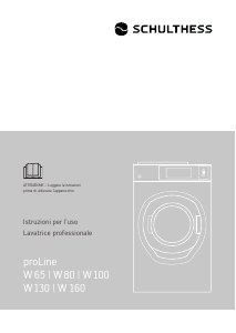 Manuale Schulthess proLine W65 Lavatrice