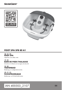 Mode d’emploi SilverCrest IAN 400503 Bain de pieds