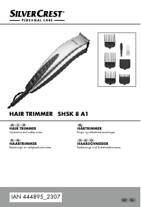 Brugsanvisning SilverCrest IAN 444895 Hårklipper