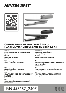 Bedienungsanleitung SilverCrest IAN 458587 Haarglätter