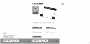 Mode d’emploi SilverCrest IAN 384416 Pèse-personne