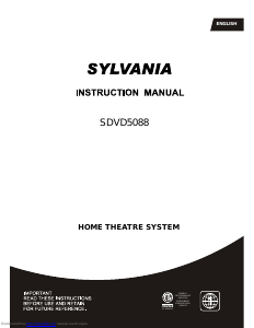 Manual Sylvania SDVD5088 Home Theater System