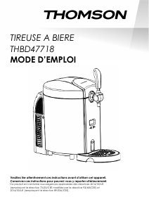 Mode d’emploi Thomson THBD47718 Système de tireuse