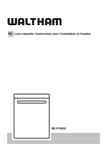 Mode d’emploi Waltham WLV1245X Lave-vaisselle