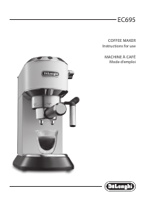 Mode d’emploi DeLonghi EC695 Cafetière