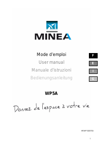 Mode d’emploi Minea WP5A Lave-vaisselle