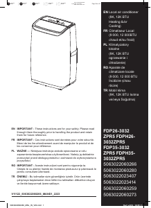 Bruksanvisning Goodhome FDP35-3032 ZPR5 Luftkonditionering