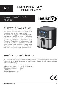 Használati útmutató Hauser AF-600D Olajsütő