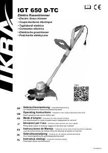 Manual Ikra IGT 650 D-TC Grass Trimmer