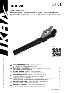 Mode d’emploi Ikra ICB 20 Souffleur