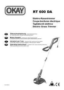 Bruksanvisning OKAY IRT 600 DA Grästrimmer