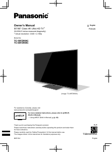 Bruksanvisning Panasonic TC-65FZ950 LED TV