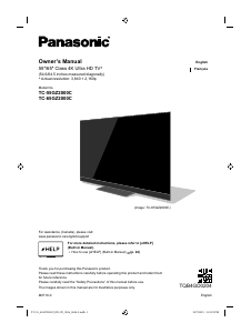 Bruksanvisning Panasonic TC-65GZ2000 LED TV