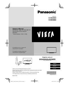 Manual de uso Panasonic TC-65CX650 Viera Televisor de LED