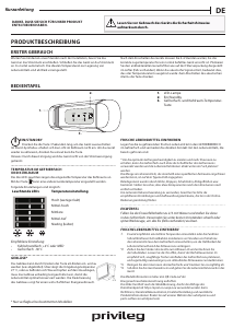 Mode d’emploi Privileg PRT 12S2 Réfrigérateur combiné