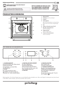 Manual Privileg PBA385PU0K Oven
