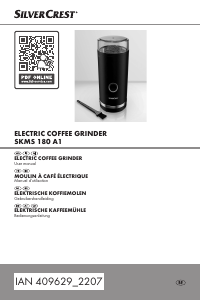Bedienungsanleitung SilverCrest IAN 409629 Kaffeemühle