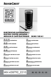 Mode d’emploi SilverCrest IAN 438792 Moulin à café