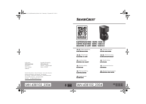 Manual de uso SilverCrest IAN 438102 Máquina de café