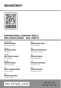 Brugsanvisning SilverCrest IAN 437665 Kontaktgrill