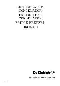 Manual de uso De Dietrich DRC328JE Congelador