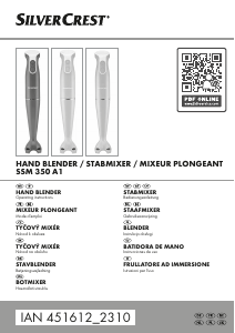 Instrukcja SilverCrest IAN 451612 Blender ręczny
