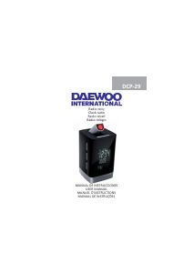 Handleiding Daewoo DCP-29 Wekkerradio