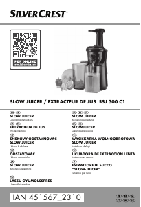 Instrukcja SilverCrest IAN 451567 Sokowirówka