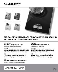 Instrukcja SilverCrest IAN 345227 Waga kuchenna