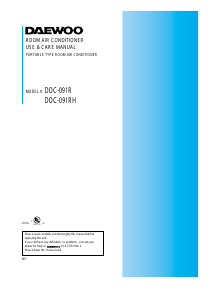 Bruksanvisning Daewoo DOC-091RH Luftkonditionering
