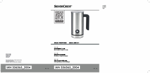 Handleiding SilverCrest IAN 356365 Melkopschuimer